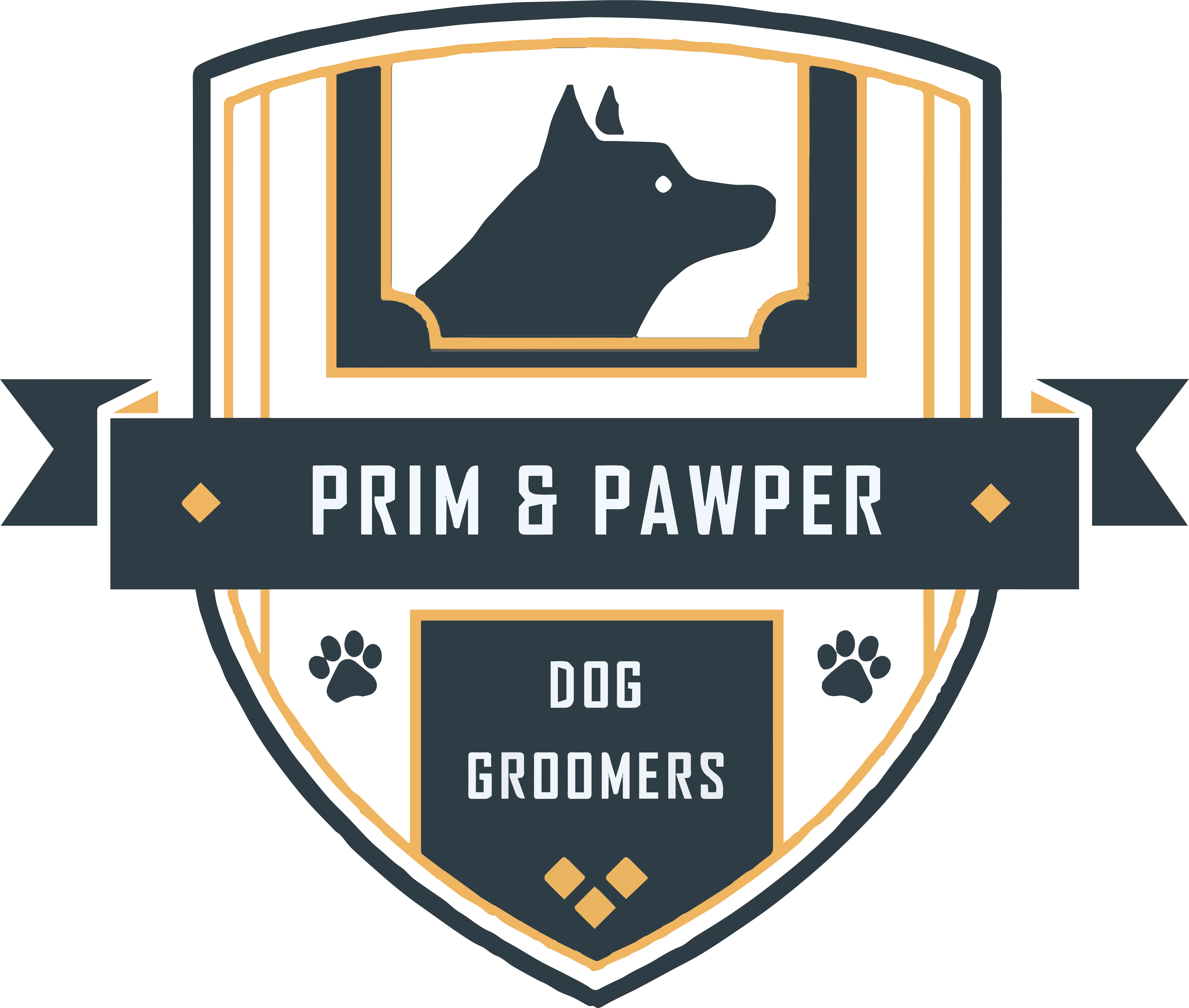 our bricklane pet grooming logo